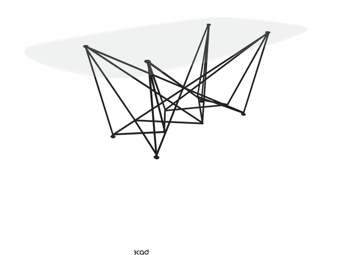 Cattelan Italia Gordon Glass Dining Table