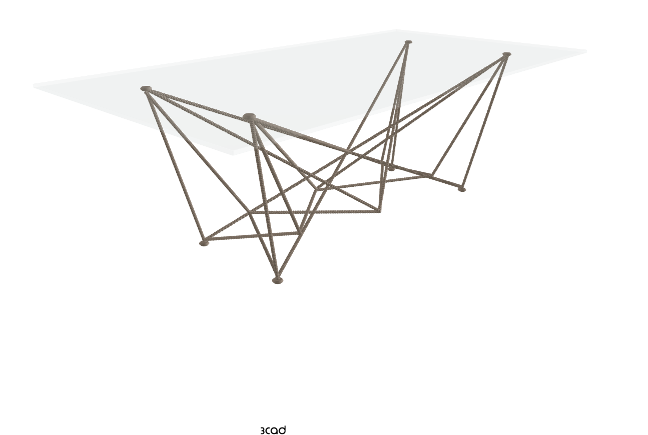 Cattelan Italia Gordon Glass Dining Table