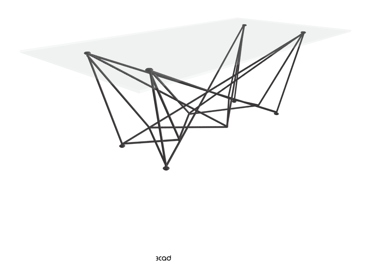 Cattelan Italia Gordon Glass Dining Table
