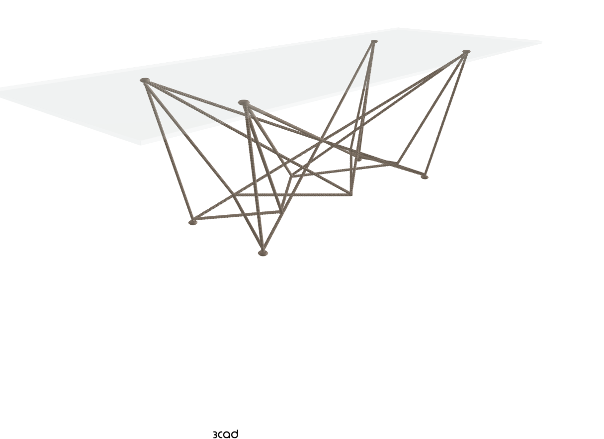 Cattelan Italia Gordon Glass Dining Table