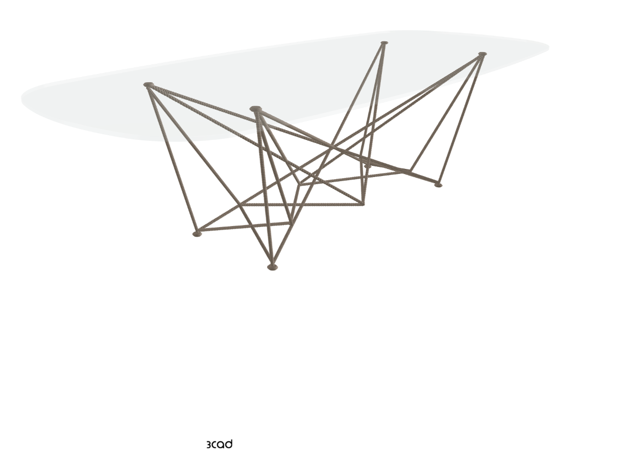 Cattelan Italia Gordon Glass Dining Table