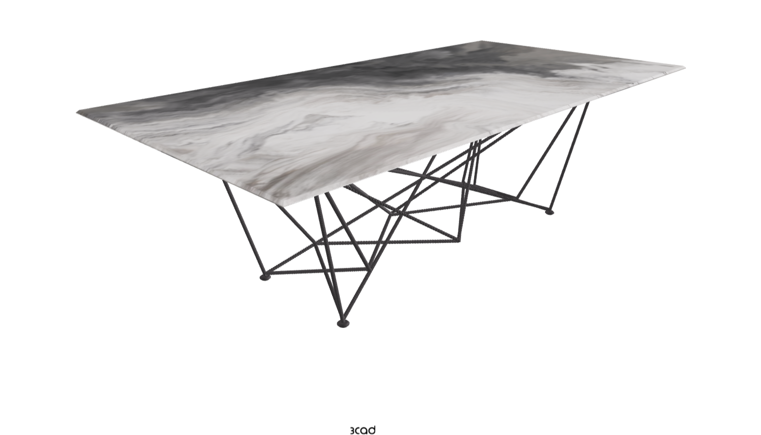 Cattelan Italia Gordon Crystalart Rectangular & Barrel-Shaped Dining Table