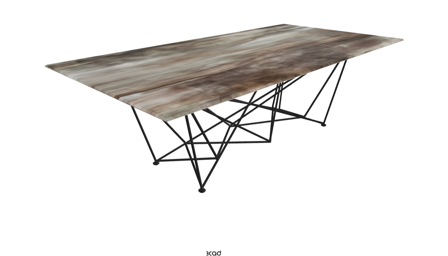Cattelan Italia Gordon Crystalart Rectangular & Barrel-Shaped Dining Table