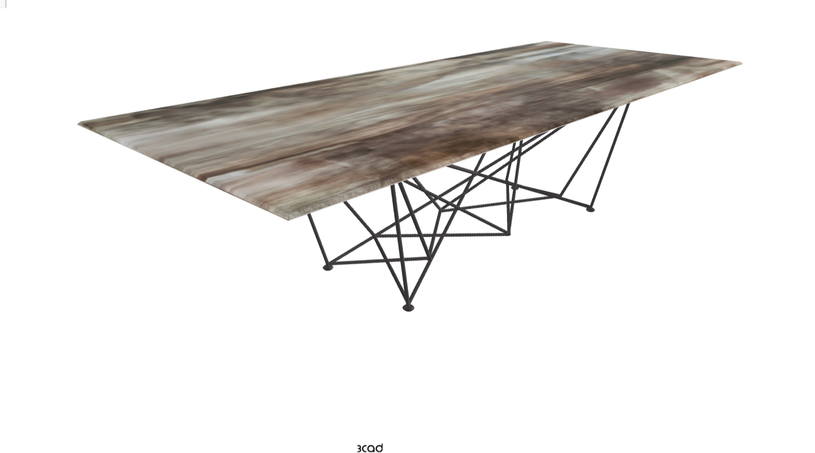 Cattelan Italia Gordon Crystalart Rectangular & Barrel-Shaped Dining Table