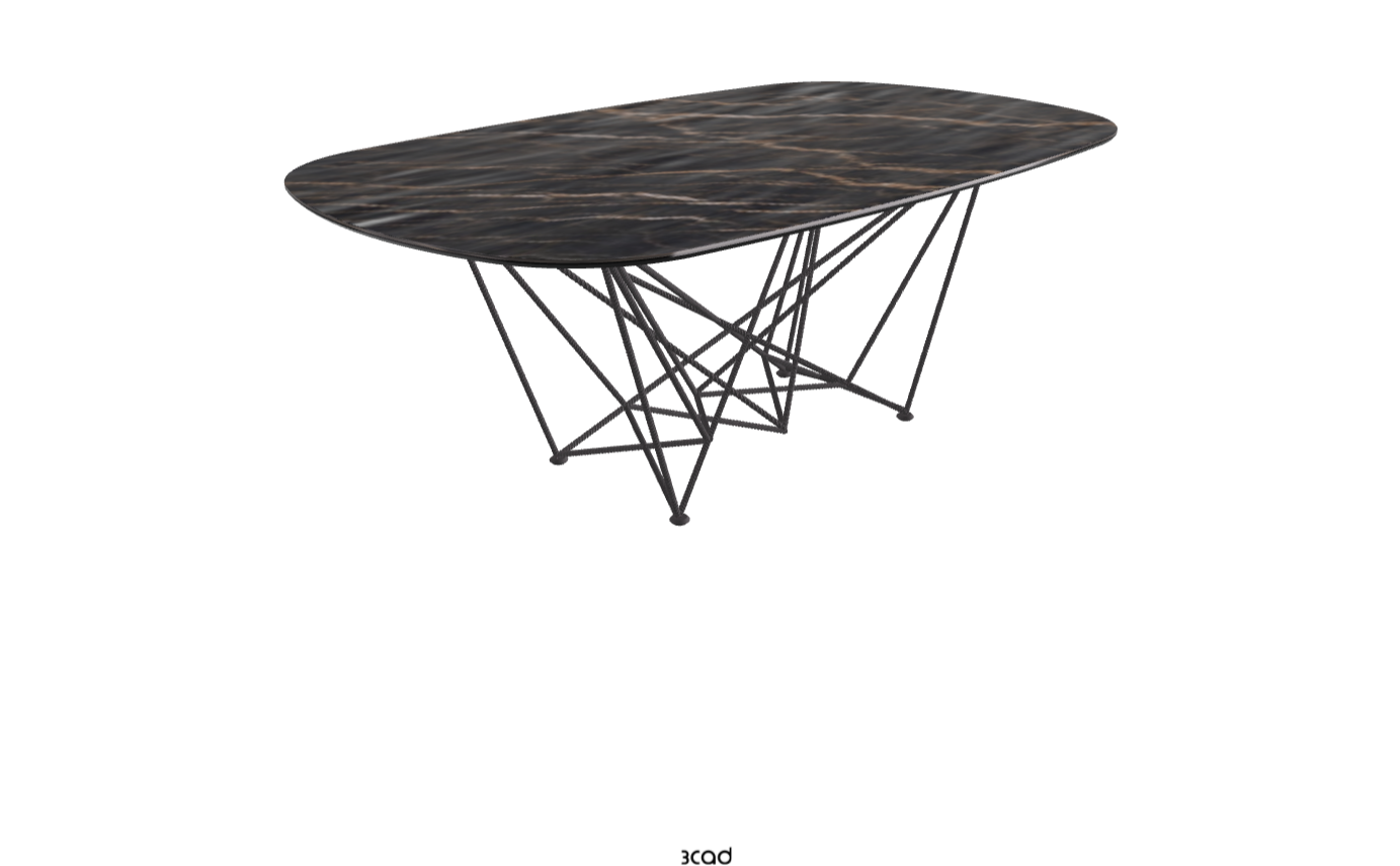 Cattelan Italia Gordon Keramik Barrel Shaped Dining Table
