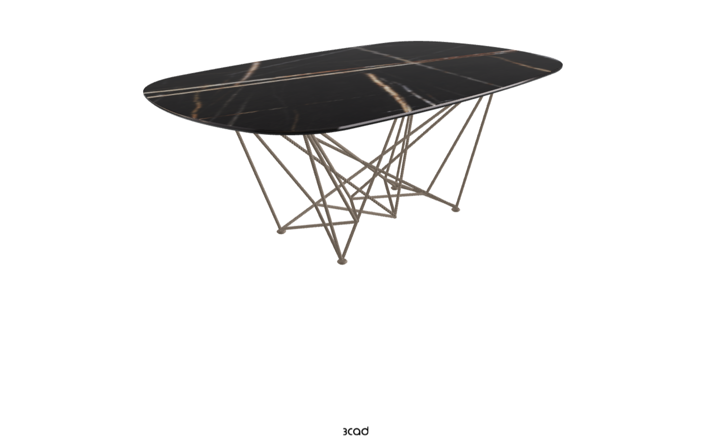 Cattelan Italia Gordon Keramik Barrel Shaped Dining Table