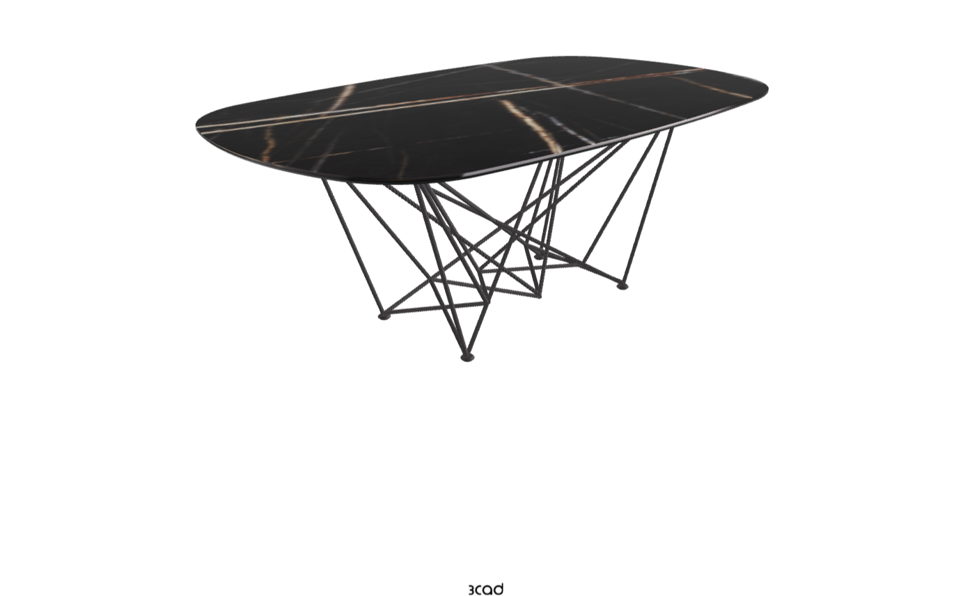Cattelan Italia Gordon Keramik Barrel Shaped Dining Table