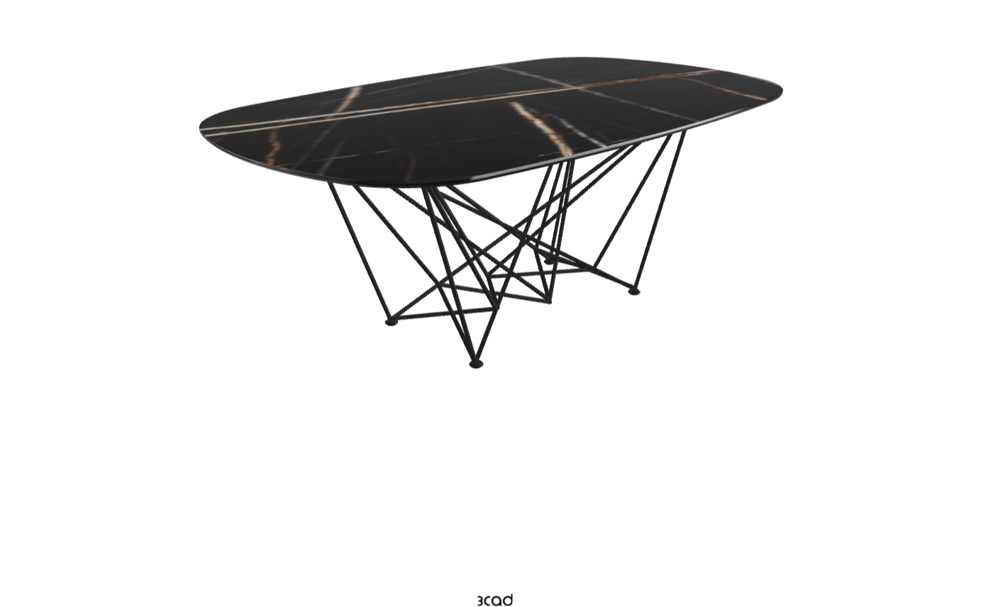 Cattelan Italia Gordon Keramik Barrel Shaped Dining Table