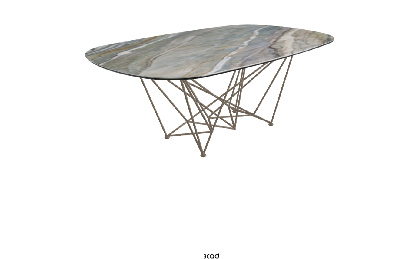 Cattelan Italia Gordon Keramik Barrel Shaped Dining Table