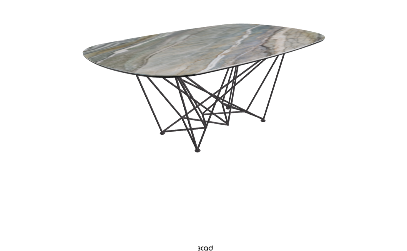 Cattelan Italia Gordon Keramik Barrel Shaped Dining Table