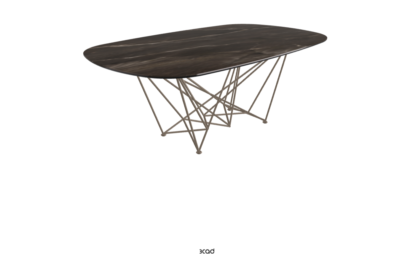Cattelan Italia Gordon Keramik Barrel Shaped Dining Table