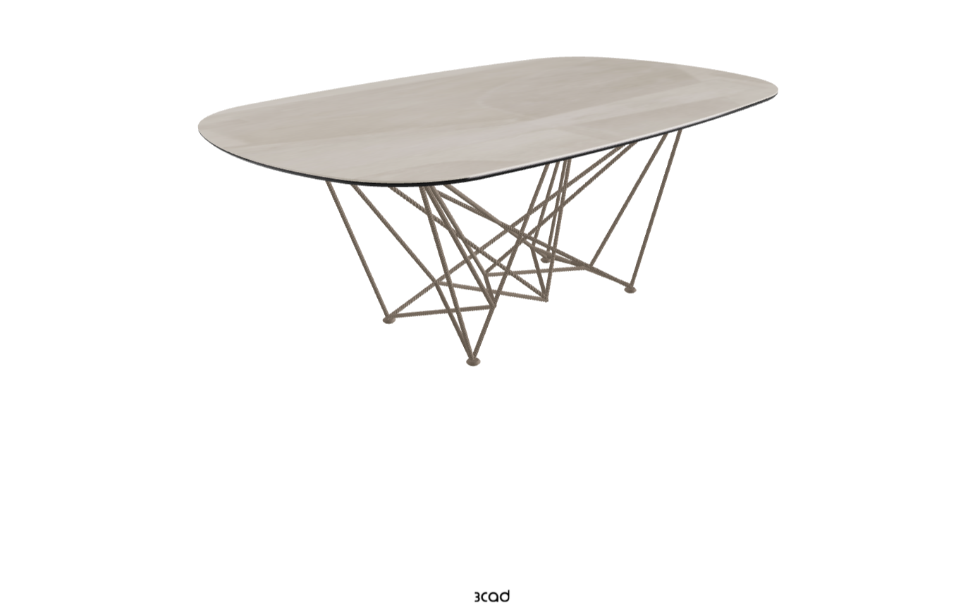 Cattelan Italia Gordon Keramik Barrel Shaped Dining Table