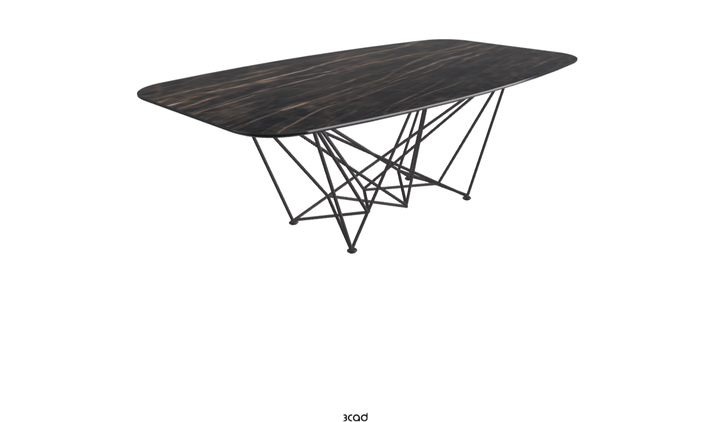 Cattelan Italia Gordon Keramik Biscuit & Polygon Shaped Dining Table
