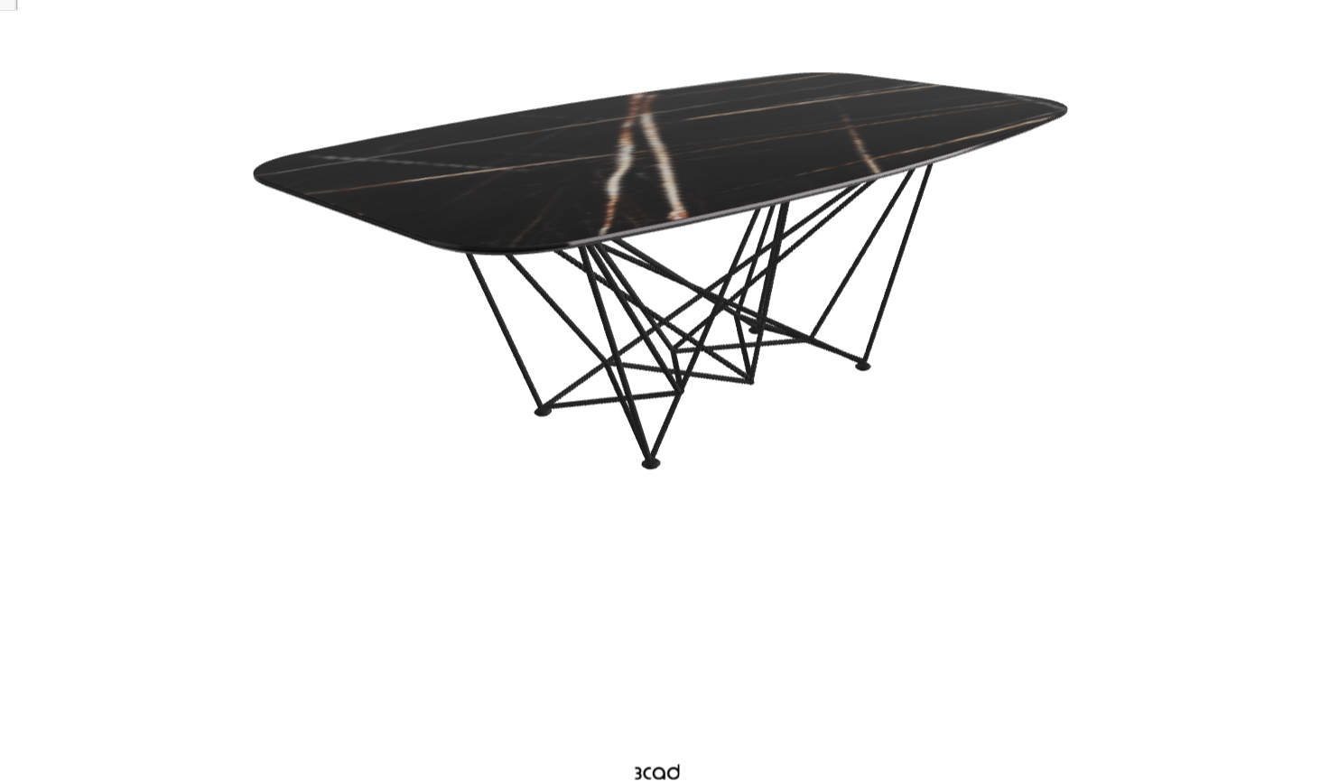 Cattelan Italia Gordon Keramik Biscuit & Polygon Shaped Dining Table