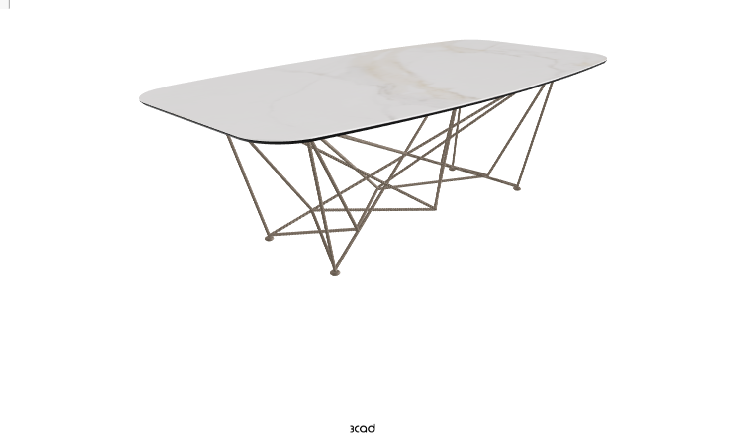 Cattelan Italia Gordon Keramik Barrel Shaped Dining Table
