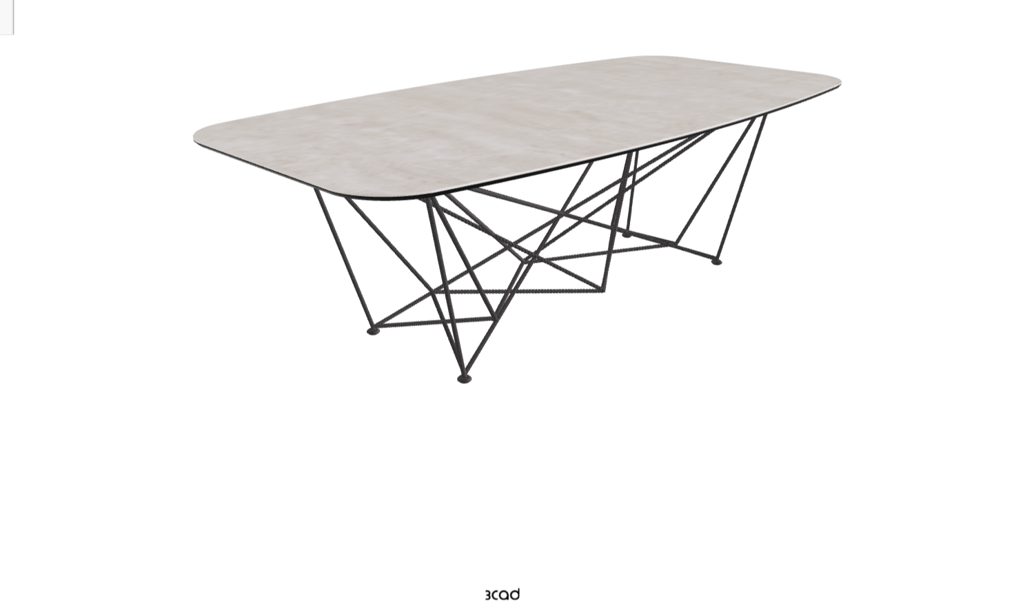 Cattelan Italia Gordon Keramik Barrel Shaped Dining Table