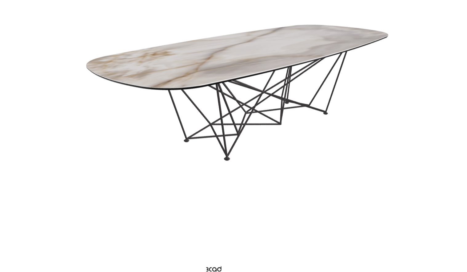 Cattelan Italia Gordon Keramik Barrel Shaped Dining Table