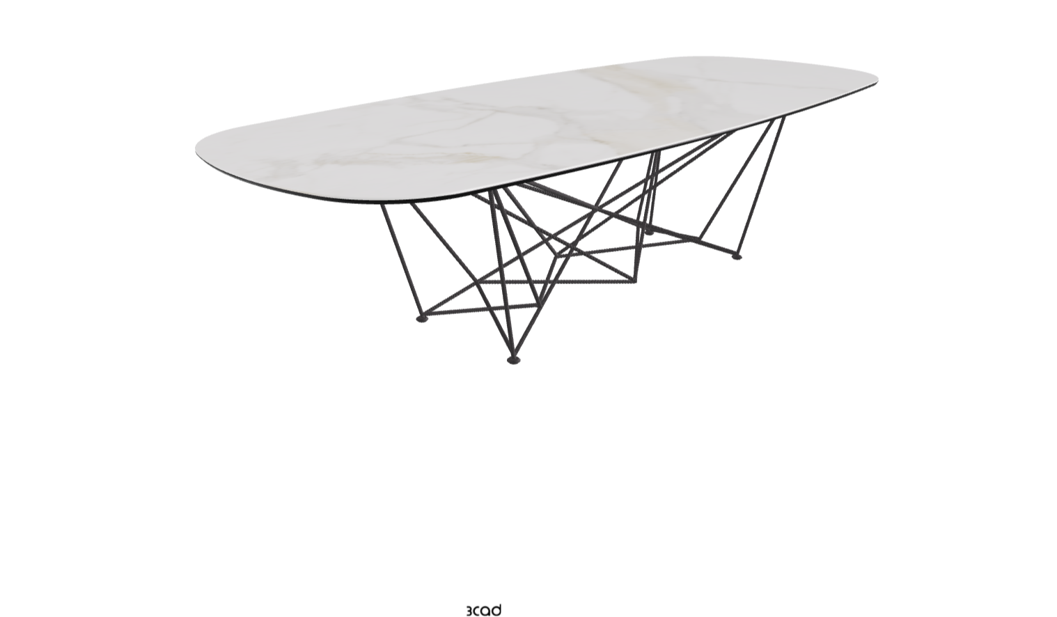 Cattelan Italia Gordon Keramik Barrel Shaped Dining Table