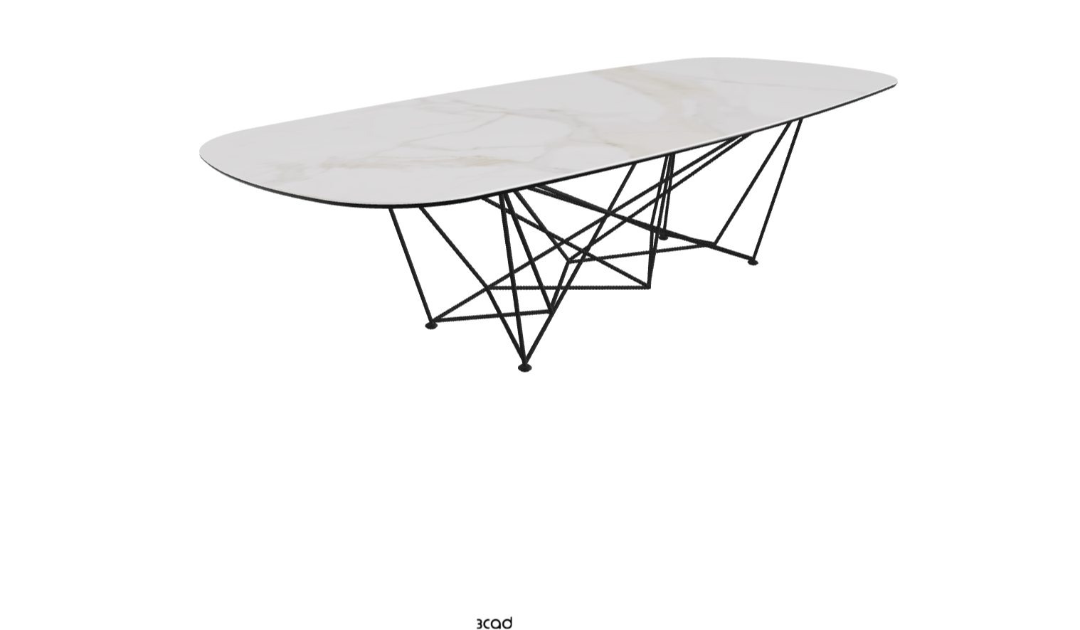 Cattelan Italia Gordon Keramik Barrel Shaped Dining Table