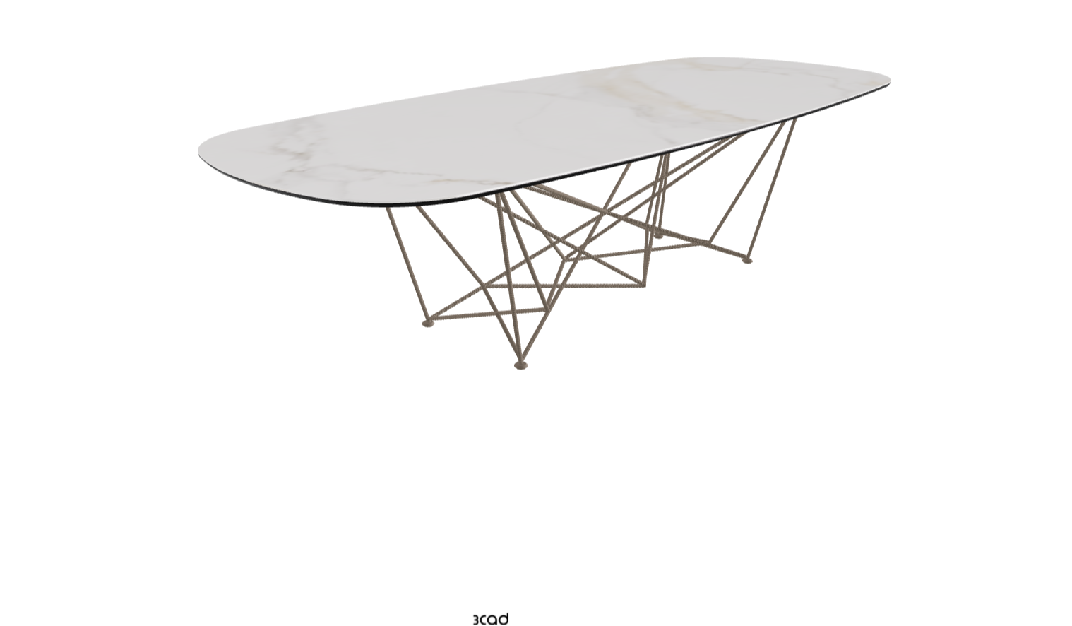 Cattelan Italia Gordon Keramik Barrel Shaped Dining Table