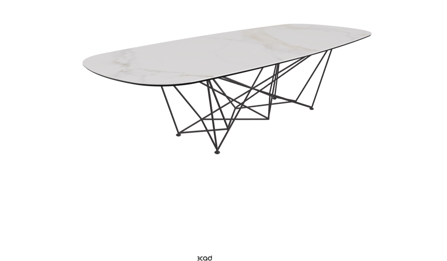 Cattelan Italia Gordon Keramik Barrel Shaped Dining Table