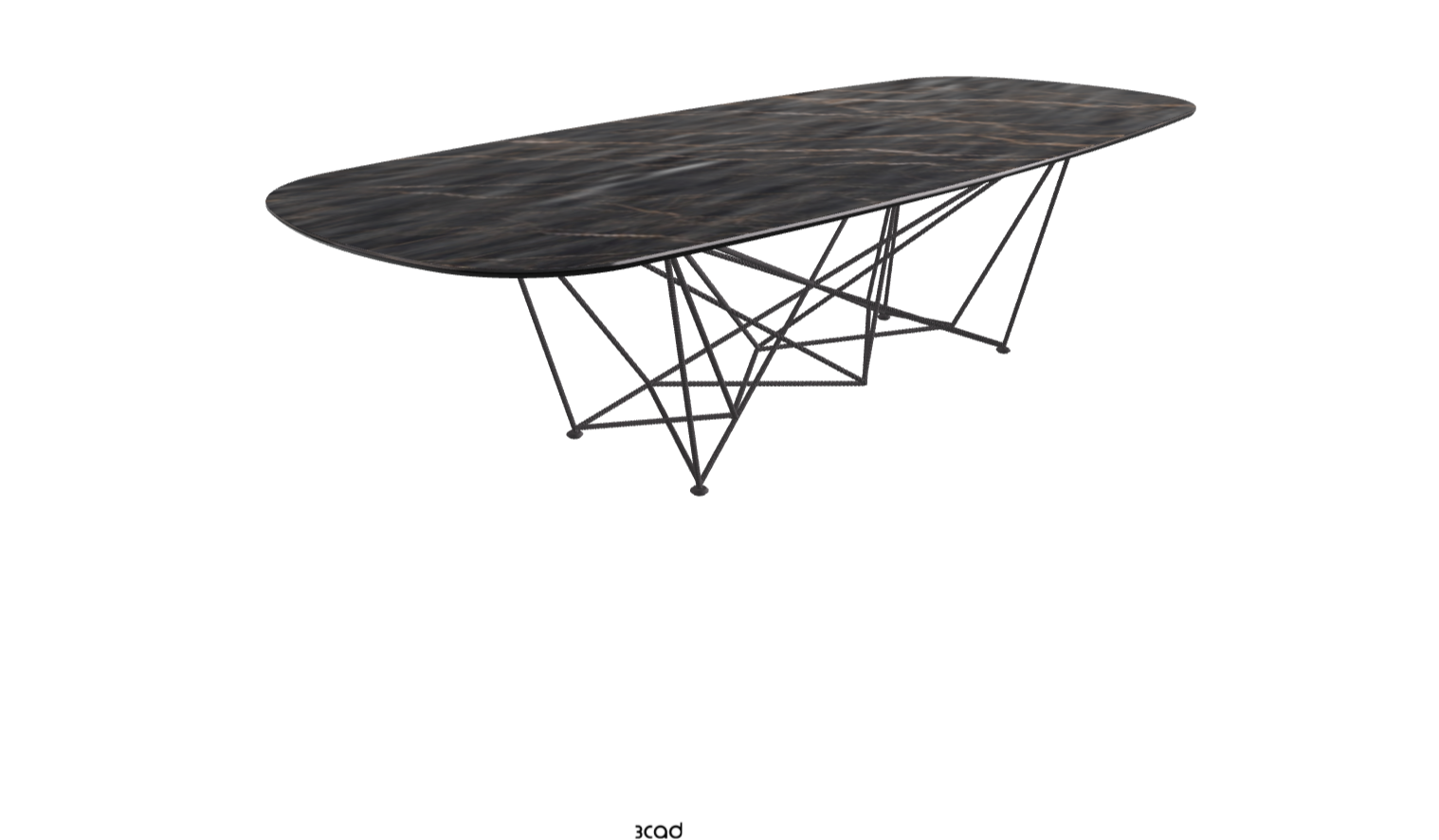 Cattelan Italia Gordon Keramik Barrel Shaped Dining Table