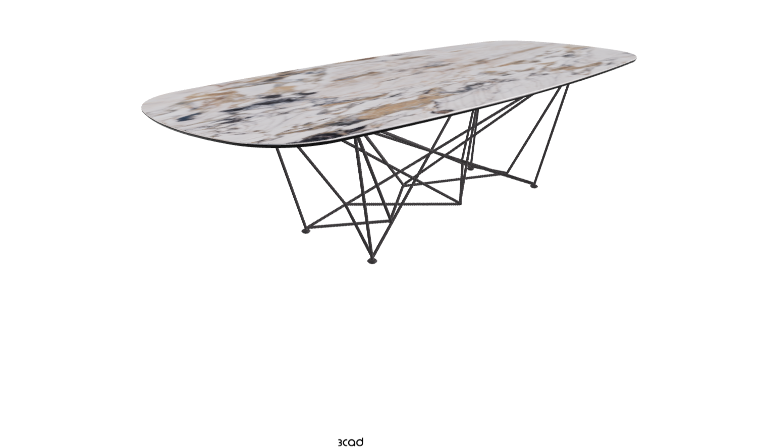 Cattelan Italia Gordon Keramik Barrel Shaped Dining Table