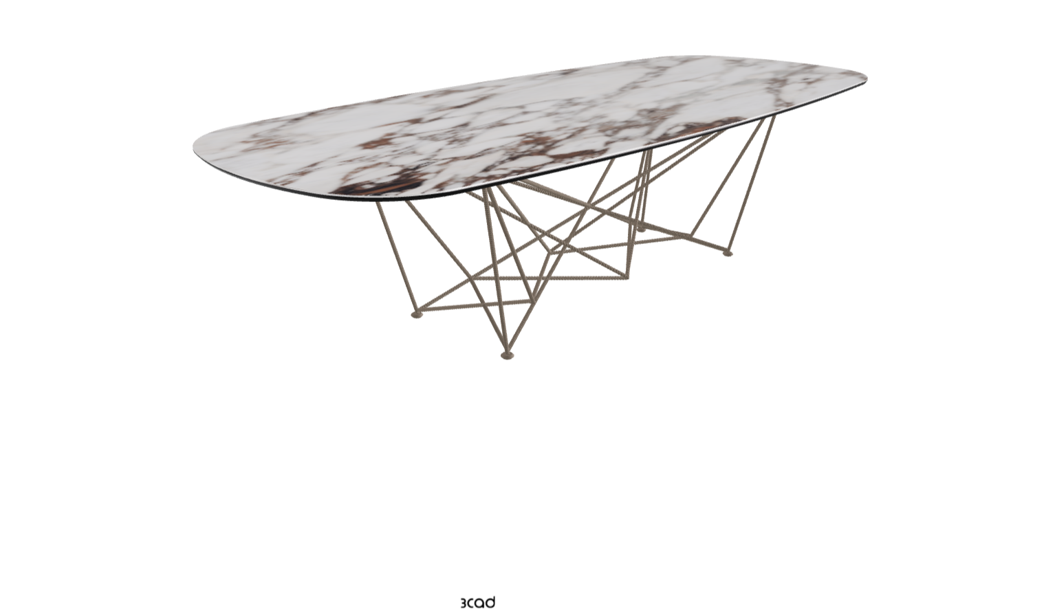 Cattelan Italia Gordon Keramik Barrel Shaped Dining Table