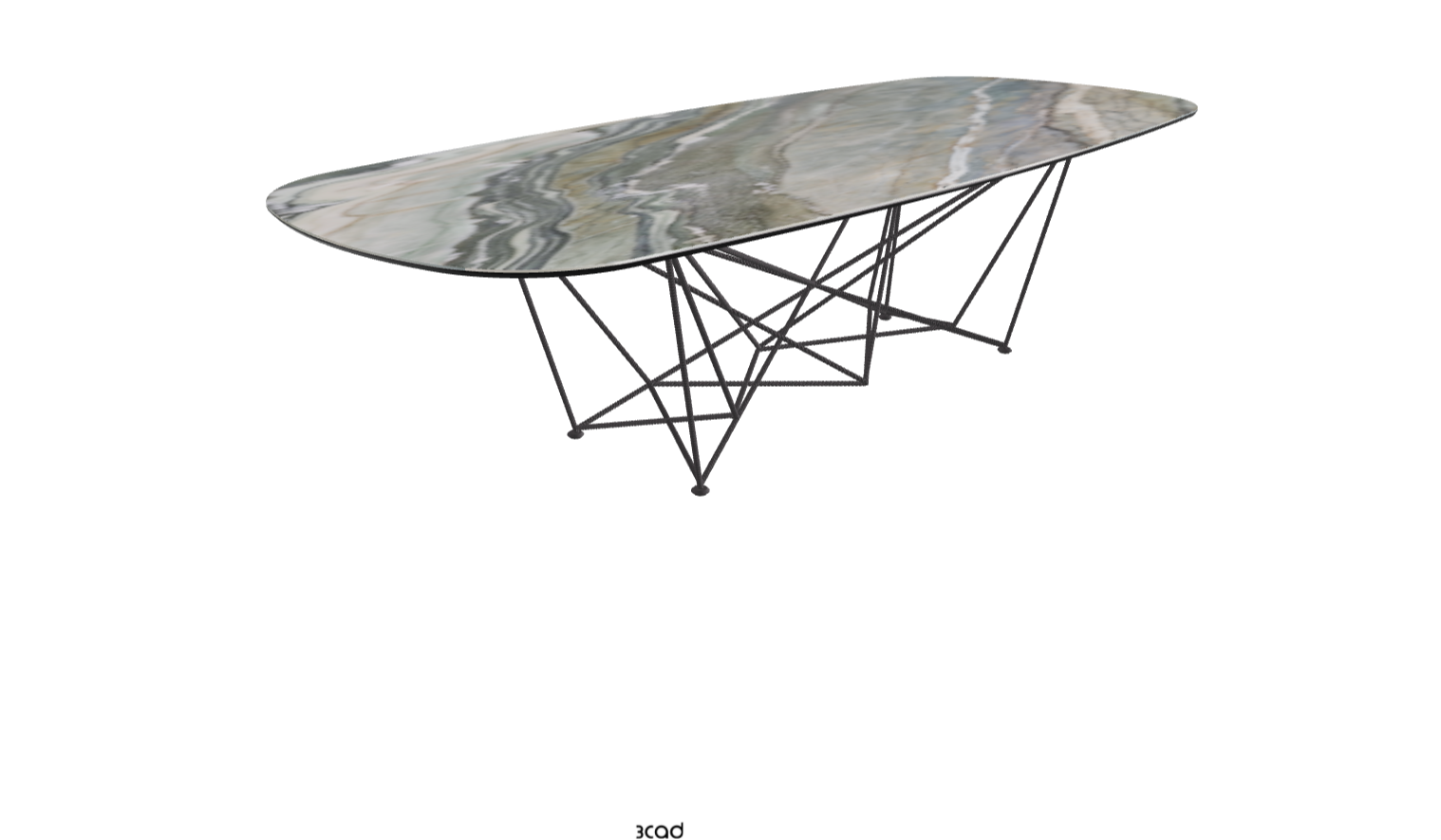 Cattelan Italia Gordon Keramik Barrel Shaped Dining Table