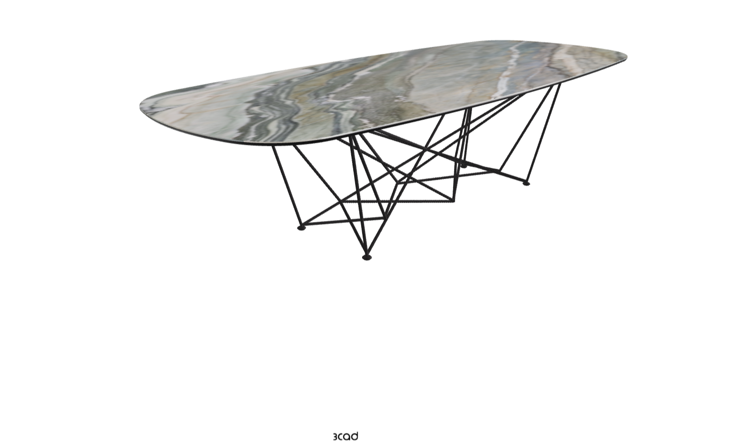 Cattelan Italia Gordon Keramik Barrel Shaped Dining Table