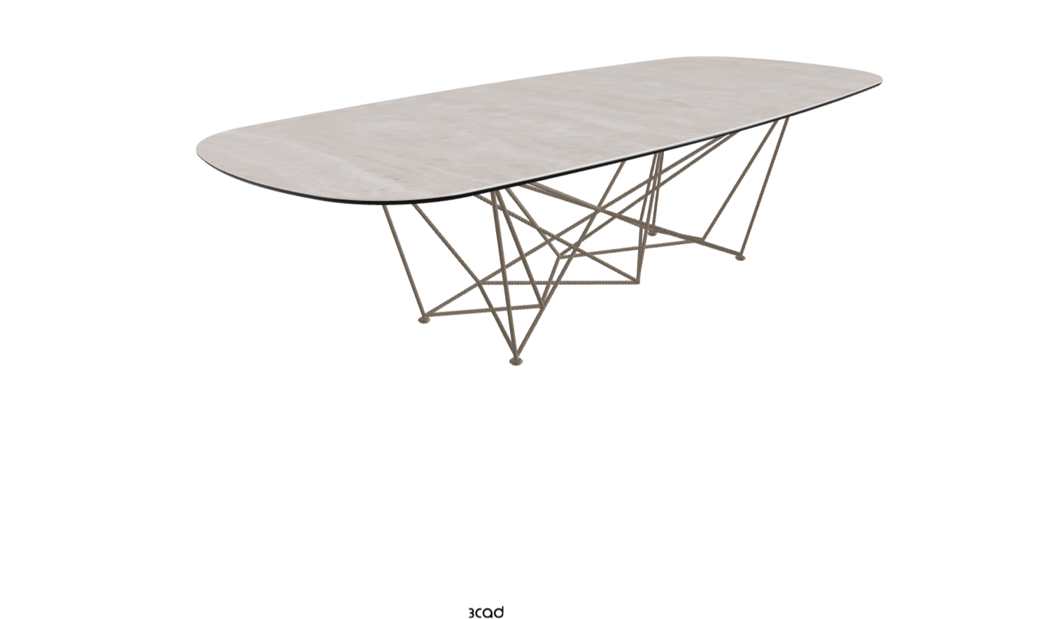 Cattelan Italia Gordon Keramik Barrel Shaped Dining Table