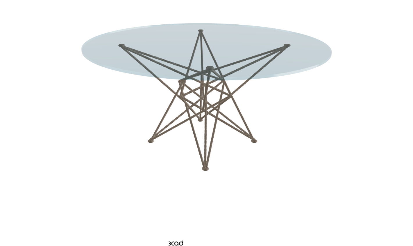 Cattelan Italia Gordon Glass Dining Table