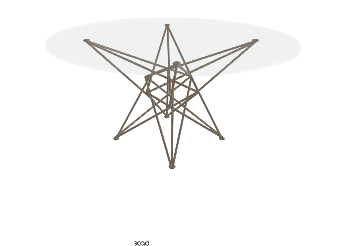 Cattelan Italia Gordon Glass Dining Table