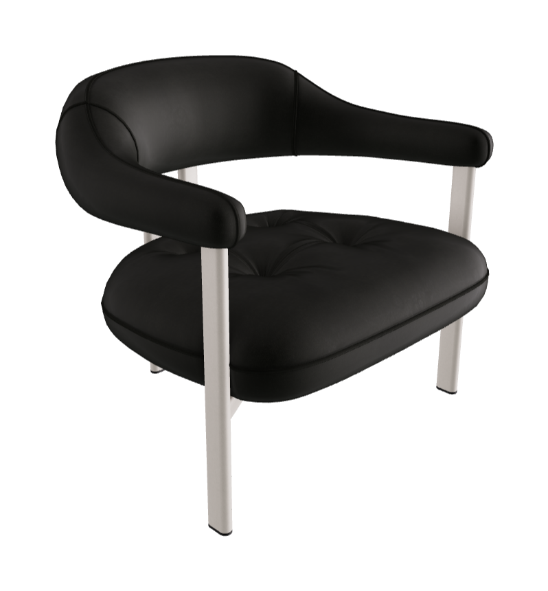 Greta Lounge Armchair_Pearl Embossed_Fabric_B932