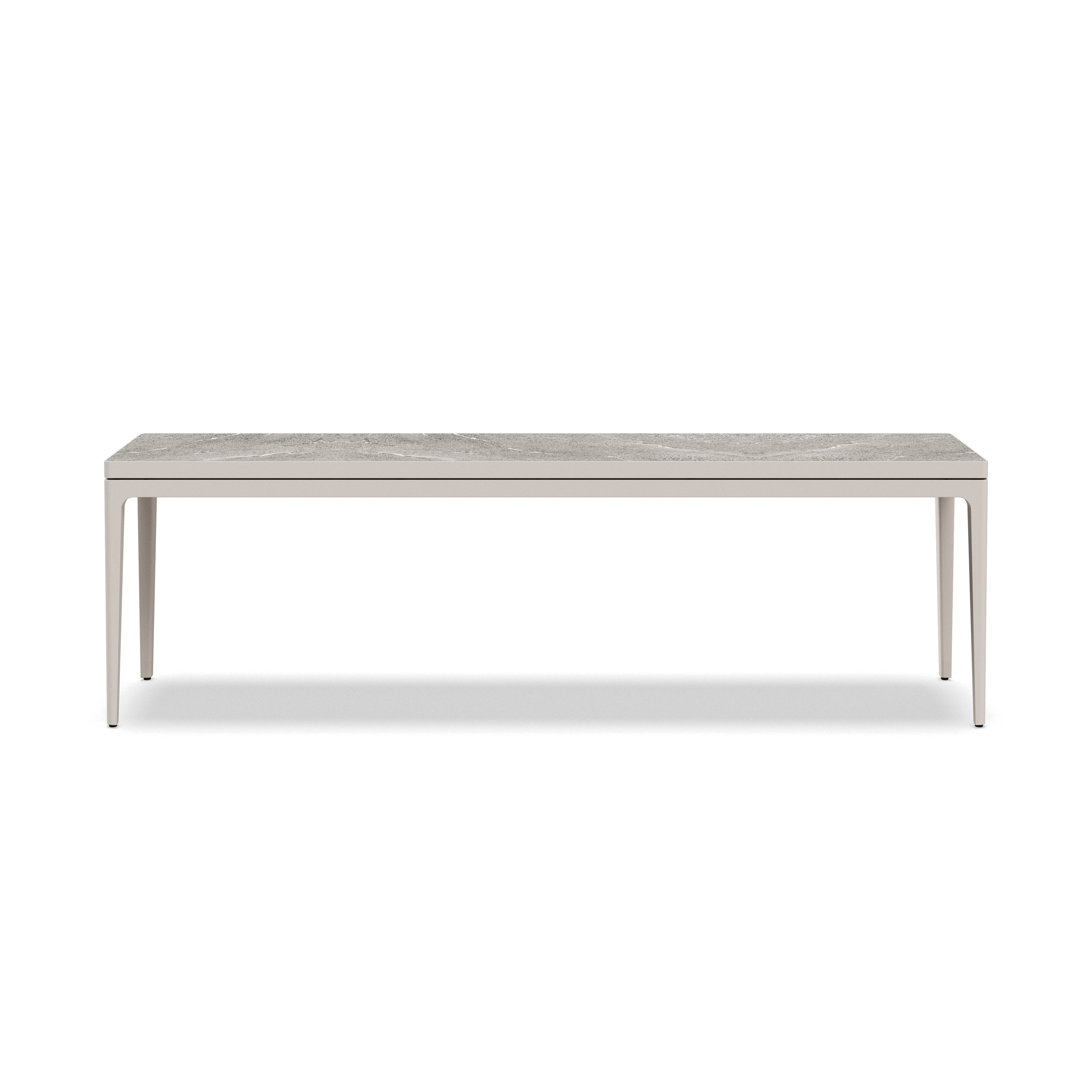 Gloster Grid Large Console Table - Ceramic Top