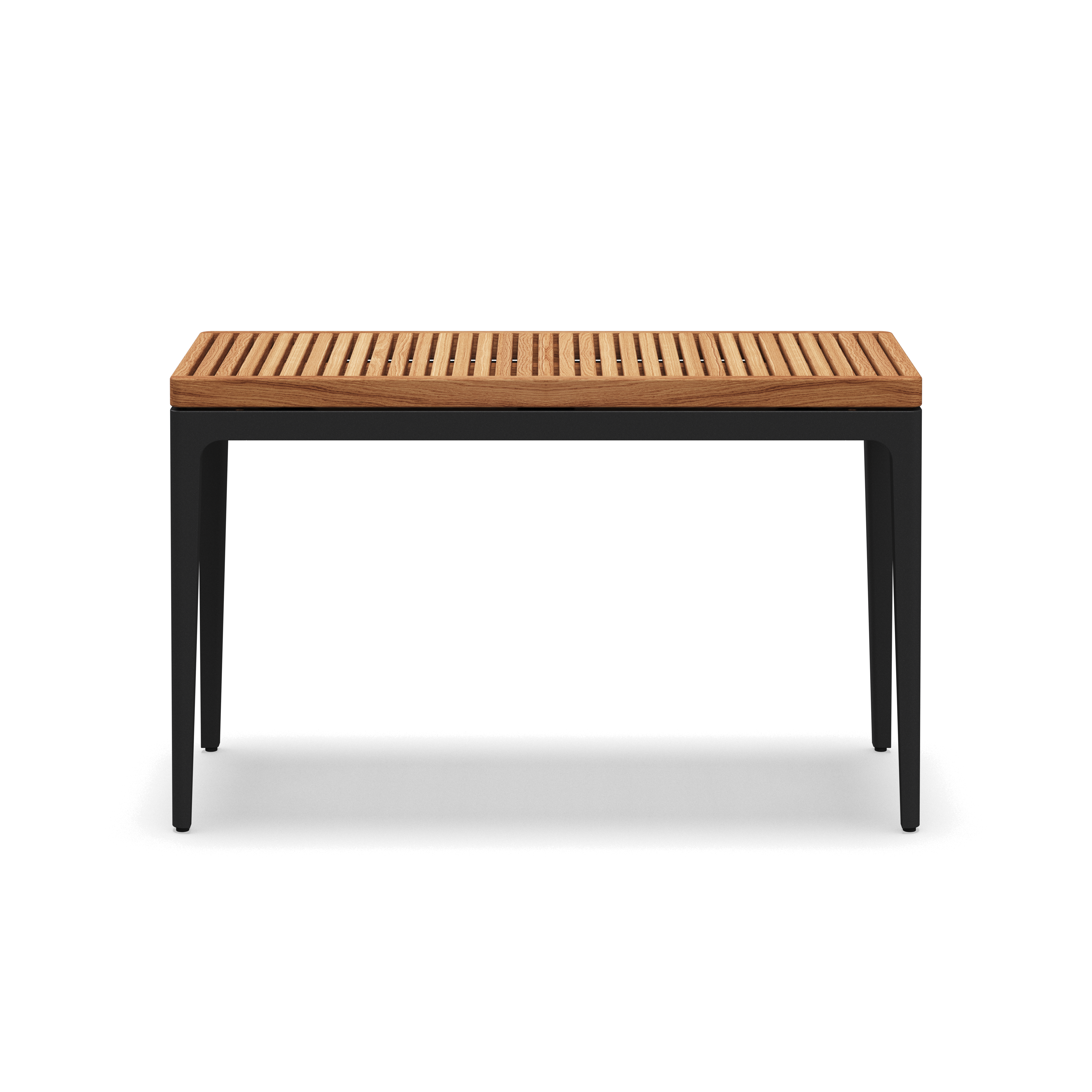 Gloster Grid Small Console Table - Teak Top