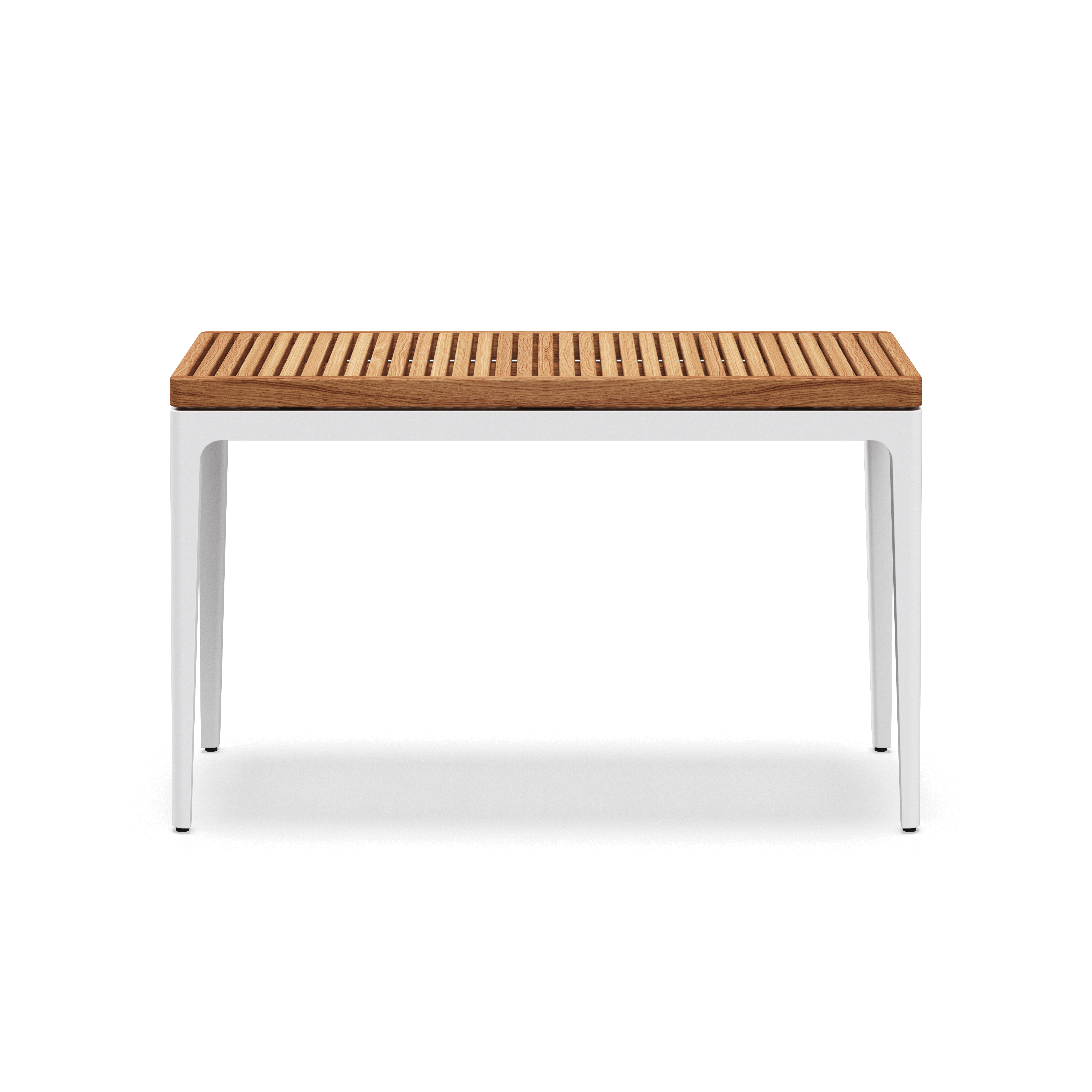 Gloster Grid Small Console Table - Teak Top