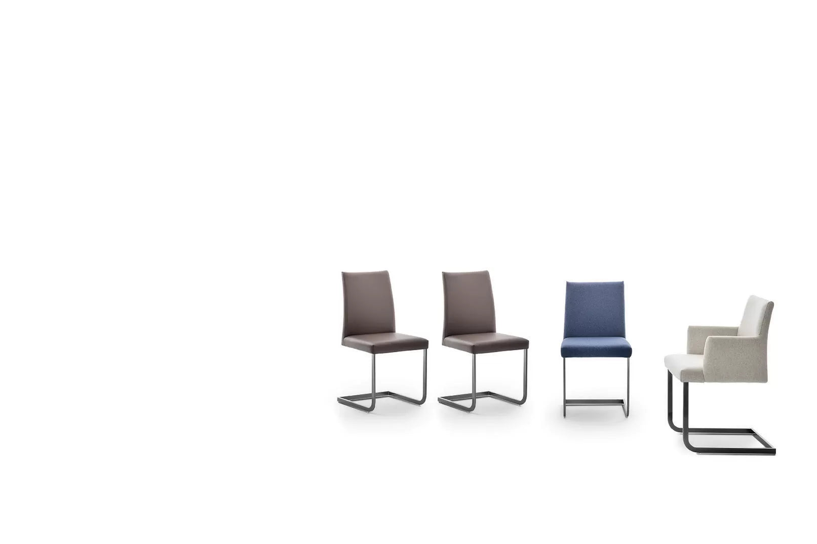 Hisa Chair with lacquered metal frame