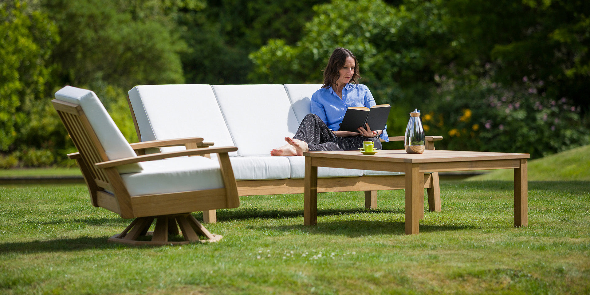 Barlow Tyrie Three Seat Settee