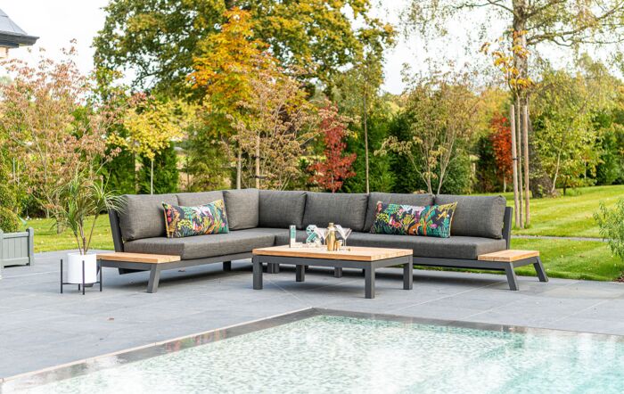 4 Seasons Outdoor Empire Corner Lounge Set