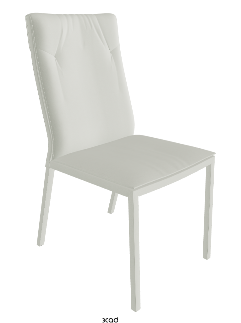 Isabel High Back Dining Chair_Soft Leather:_Artico