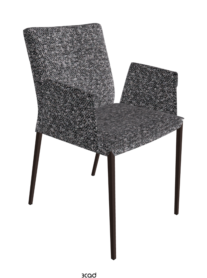 Isabel ML Dining Armchair_Bronze Embossed_Fabric_B244
