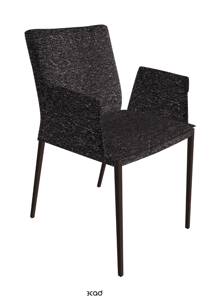 Isabel ML Dining Armchair_Bronze Embossed_Fabric_B246
