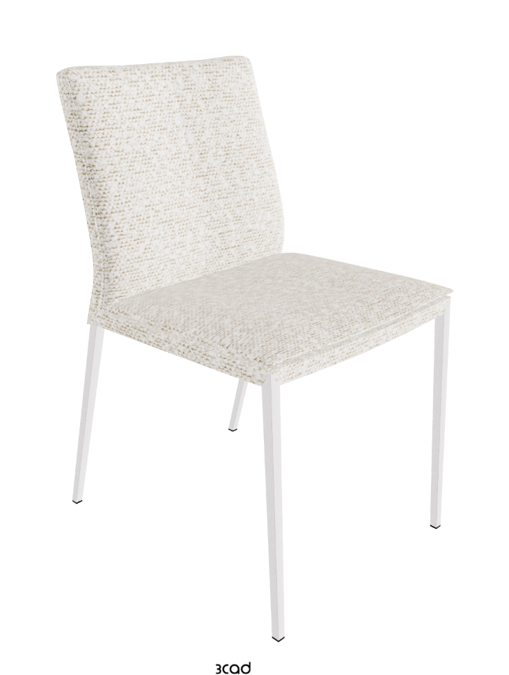 Isabel ML Dining Chair_Pearl Embossed_Fabric_B241