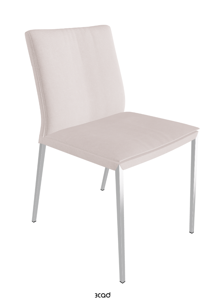 Isabel ML Dining Chair_Black Chrome_Fabric-_B923
