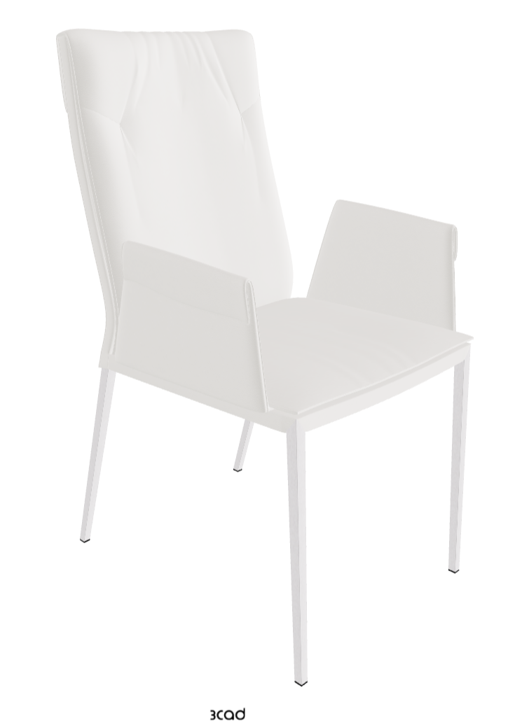 Cattelan Italia Isabel ML High-Back Dining Armchair – Soft Leather