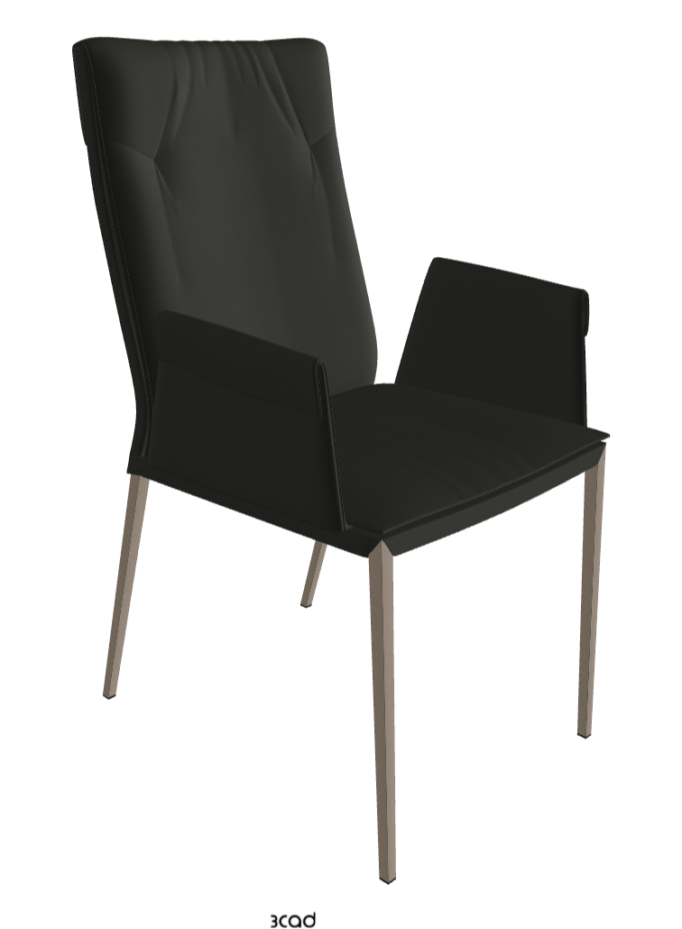 Cattelan Italia Isabel ML High-Back Dining Armchair – Soft Leather