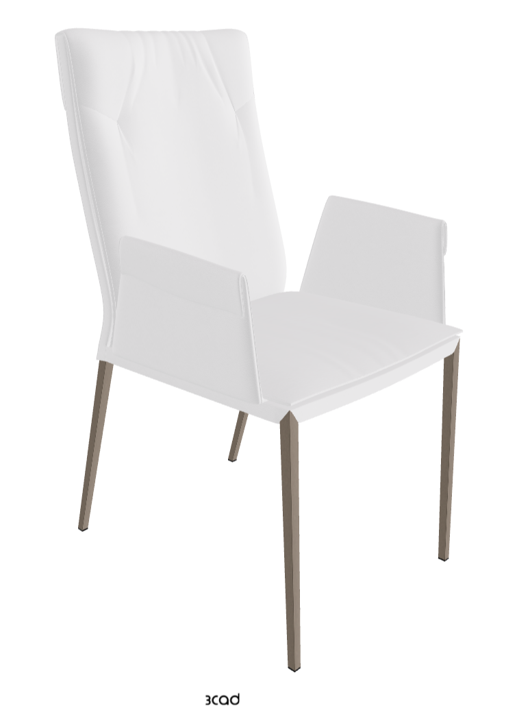Cattelan Italia Isabel ML High-Back Dining Armchair – Soft Leather