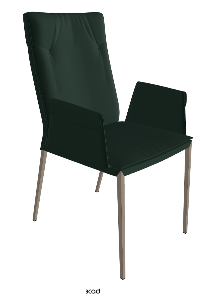 Cattelan Italia Isabel ML High-Back Dining Armchair – Soft Leather