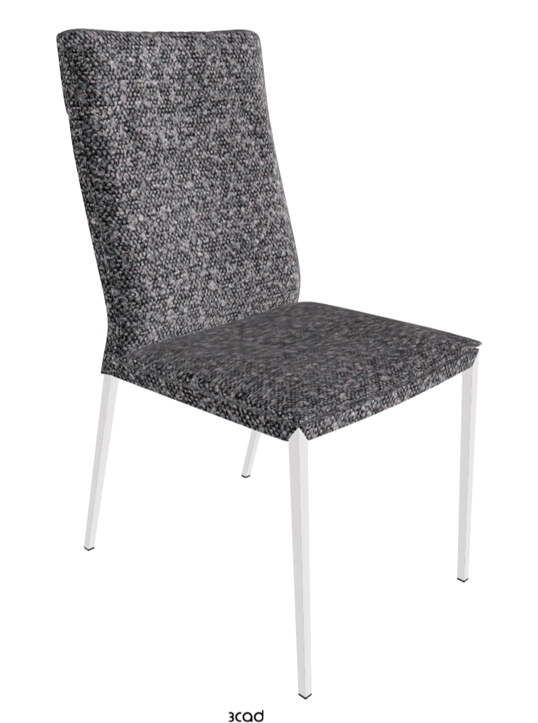 Isabel ML High-Back Dining Chair_Pearl Embossed_Fabric_B244